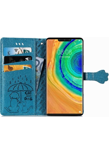 Huawei Mate 30 Pro Karikatür Hayvanlar Darbeye Kısa Telefon Kılıfı (Yurt Dışından)