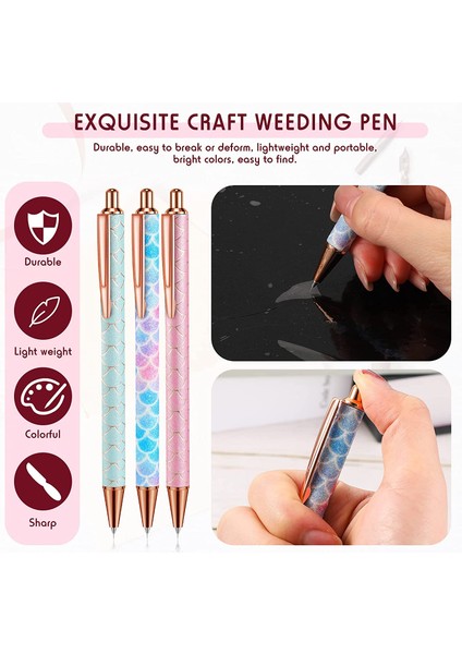 Adet Hava Tahliye Ayıklaması Kalem Vinil Kurulum Kalem Ayıklaması Aracı Glitter Güzel Nokta Ayıklaması Pin Kalem (Şık Stil) (Yurt Dışından) fırsatları