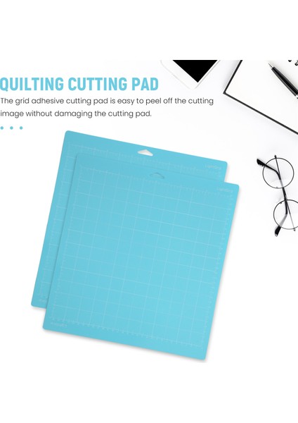 Adet Kesme Mat Hafif Kavrama Cricut One/air/air2&air 3'ü Keşfedin/maker&maker 3, Kapitone Kesme Paspasları 12X12 Inç-Mavi (Yurt Dışından) indirimleri