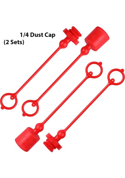 Iso-A 1/4 Hidrolik Hızlı Ataşman Değiştirici Erkek Toz Kapağı ve Dişi Fiş Kapağı, Hidrolik Hızlı Ayırma Ataşman Değiştiricisine Uyar (Yurt Dışından) fiyatları