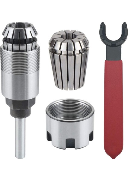 Shank Yönlendirici Bit Colle Collet Uzatma Chuck Dönüştürücü Adaptör, ER20 Yaylı Pens ile 1/2,1/4-Inç Shank Bit'i Dönüştürün (Yurt Dışından)