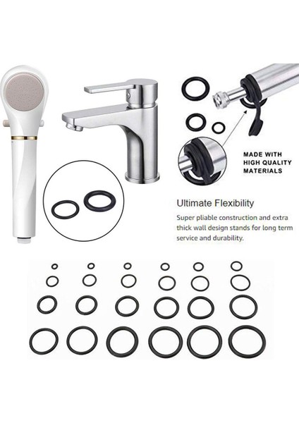 740 Adet Kauçuk O-Ring Seti Garajlar, Sıradan Tesisatçılar Için 24 Boyutlu Contalar (Yurt Dışından) indirimleri