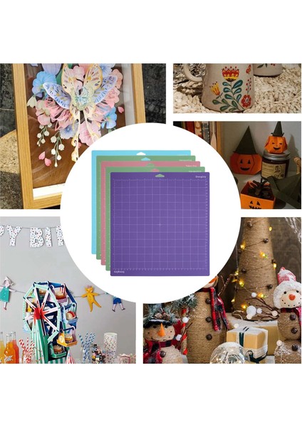 Cricut Maker 3/maker/explore 3/air 2/air/one (12X12 Inç) Kapitone Kriket Paspas Aksesuarları Için 5 Paket Kesme Paspasları (Yurt Dışından) indirimleri