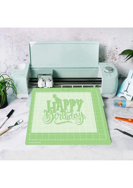 Chihiro586 - 9278 Cricut Için 8 Paket Kesme Matı 12X12 Inç Standardgrip Yapışkanlı Yapışkan Dayanıklı Mat Cricut Explore One/hava/hava 2/maker (Yurt Dışından)