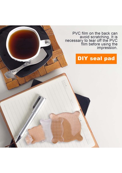 4 Adet/takım Pullar Ped Araçları Dıy Damga Akrilik Blok Ped Izgara Kavrama ile Temizle Pullar Scrapbooking El Yapımı Damgalama Araçları (Yurt Dışından) modelleri