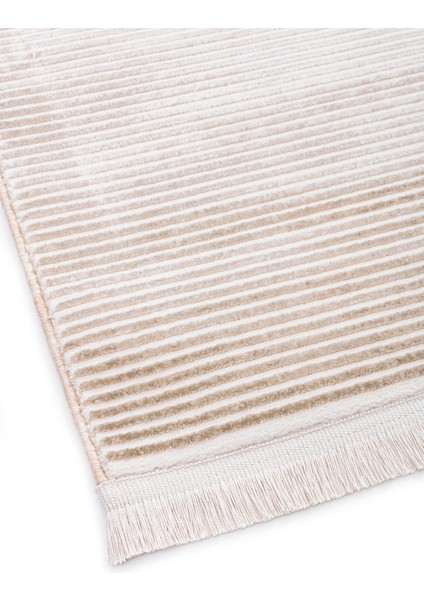 Tiviti Modern Desenli Krem Beyaz Gri Bej Akrilik Makine Halısı modelleri