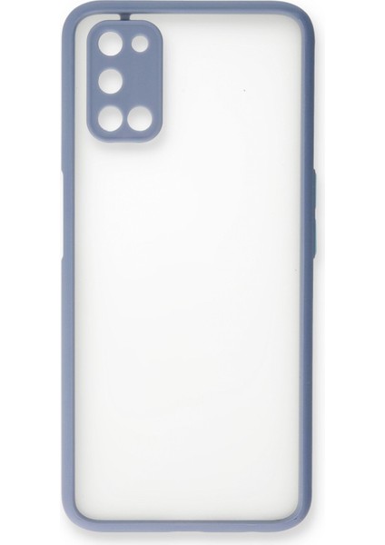 Oppo A72 Kılıf Montreal Silikon Kapak - Gri 300099