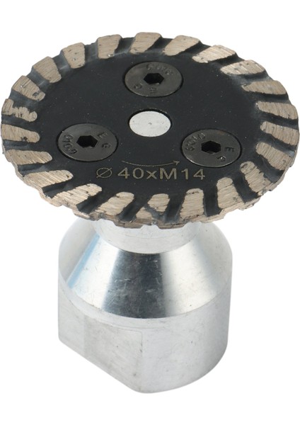 40MM M14 Diyaframlı Elmas Testere, Çıkarılabilir Gravür ve Kesme Diskli, Granit Kumtaşı ve Betona Uygun (Yurt Dışından)