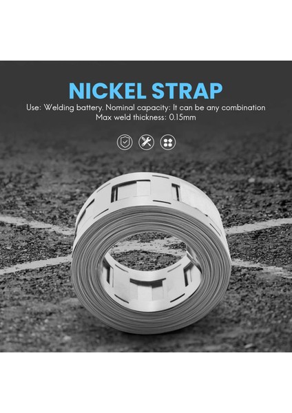 5m Nikel Kayış 0.15X27MM Lityum Pil Nikel Şerit Lityum-Iyon Ni Plaka Piller 18650 Paket Için Kullanılan (Yurt Dışından) fiyatları