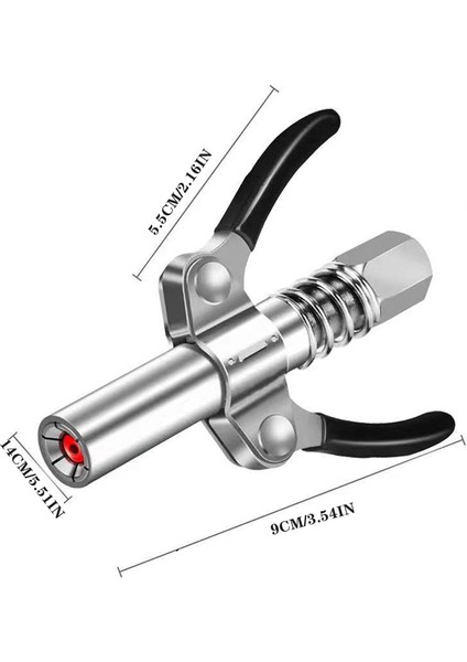 30 cm Hortumlu Gres Bağlayıcı Dişli Gres Memesi Ağır Hizmet Hızlı Bırakma Gres Bağlayıcı 10000PSI Iki Pres Aksesuarları (Yurt Dışından) modelleri