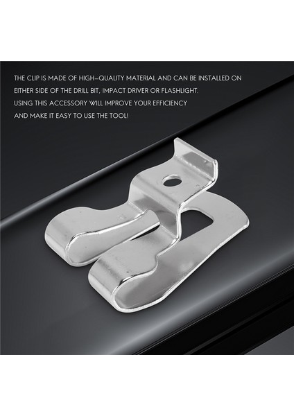 10 Adet Kemer Klipsi Kanca Dewalt 20 V Max Araçları DCD740B DCD740B-B3 DCD771C2 DCD780B Elektrikli Alet Aksesuarları (Yurt Dışından)