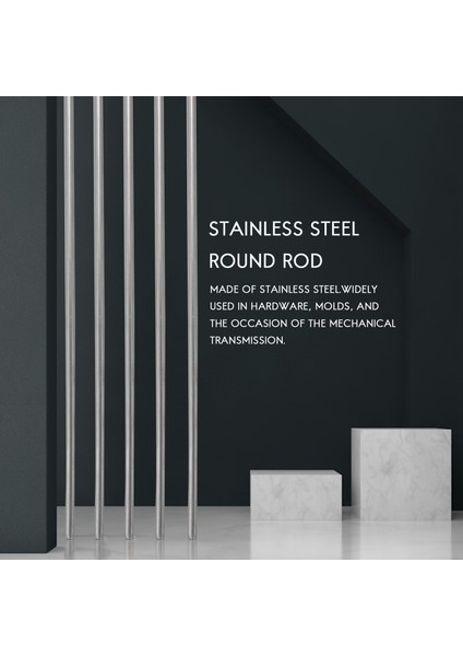 5 Adet Dıy Rc Modeli Paslanmaz Çelik Dairesel Yuvarlak Çubuk Çubuk 500MM x 3mm (Yurt Dışından) modelleri