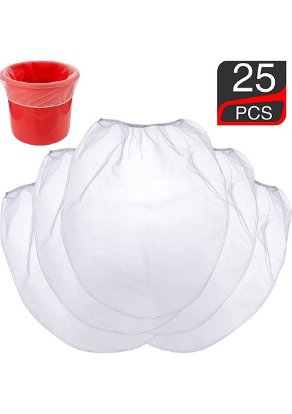 25 Adet 5 Galon Elastik Üst Boya Süzgeç Çanta Beyaz Ince Örgü Çanta Topraksız Boyama Bahçe Için Boya Filtre Torbası (Yurt Dışından) fiyatları