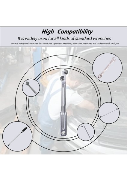 Evrensel Anahtar Genişletici Aracı Tork Anahtarı Uzatma Kiti Anahtar Genişletici Araç Çubuğu (Yurt Dışından) modelleri