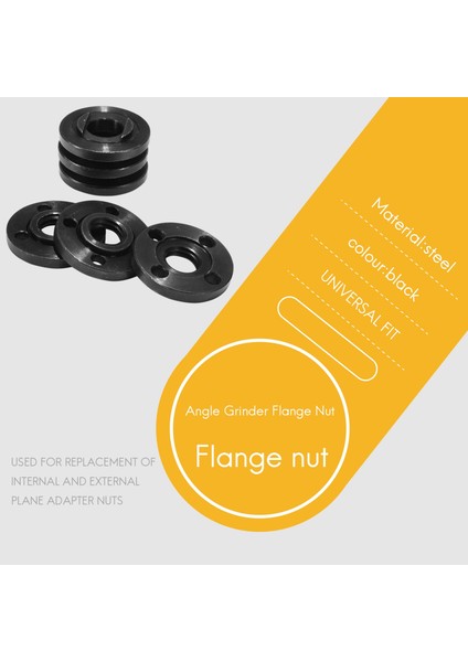 6 Paket Açı Öğütücü Flanş Somunu 5/8 Dewalt Ryobi Makita 224399-1 193465-4 224568-4 9005BZ 9015B Yedek (Yurt Dışından) modelleri