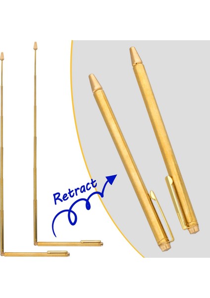 2 Adet Maden Çubukları, Geri Çekilebilir Kehanet Çubukları, Taşınabilir Kalem Şekli L Çubuklar, Hayalet Avcılık Araçları Için, Kehanet Suyu Vb. (Yurt Dışından) fırsatları