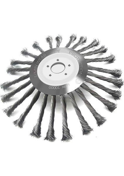 10 Inç Ot Çelik Tel Fırça, Üniversal Adaptörlü Tel Kesme Bıçağı, Çelik Tel Fırça Kesici Ek Parçaları (Yurt Dışından)