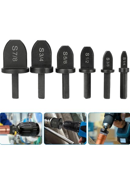 Klima Klima Swaging Aracı Için Tüp Boru Genişletici Desteği 7/8 3/4 5/8 1/2 3/8 1/4mm Boru Matkap Uçları (Yurt Dışından)