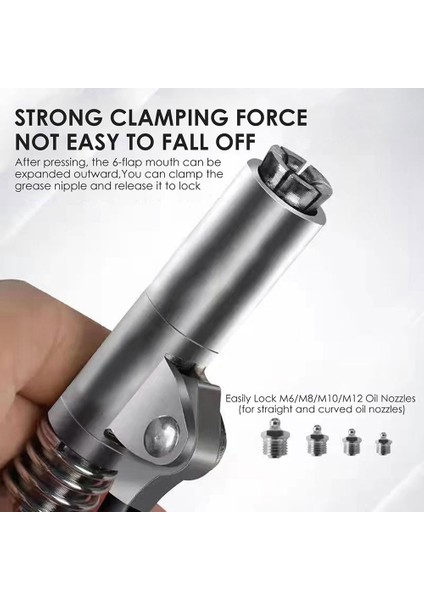 Gres Nipeli Bağlayıcı Yüksek Basınçlı Sızıntı Değil Metal Kavrama Tarzı Kilitleme Kelepçe Tipi Hızlı Bırakma Bağlayıcı 30 cm Hortum ile (Yurt Dışından) fırsatları