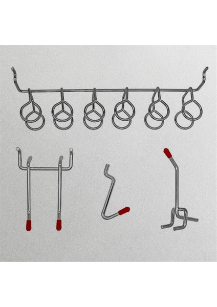 114 Adet Peg Board Kanca Çeşitleri, Metal Kanca Setleri, Delikli Plaka Kutuları, Depolama Sistemi Araçlarını Düzenlemek Için Peg Kilitler (Yurt Dışından)