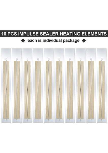 10 Adet Darbe Mühürleyen Yedek Parçalar Darbe Mühürleyen Isıtma Elemanları Servis Yedek Tamir Parça Kiti FS-200 (Yurt Dışından) fırsatları