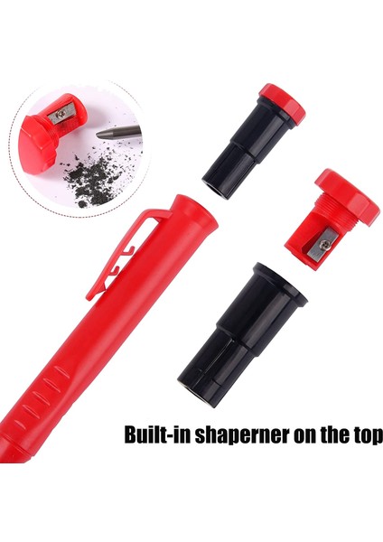 Ağaç Işleme Mimar Inşaatı Için 8 Adet Mekanik Marangoz Kalem Seti, Marker Yedekli 3 Adet Marangoz Kalemi (Yurt Dışından) modelleri