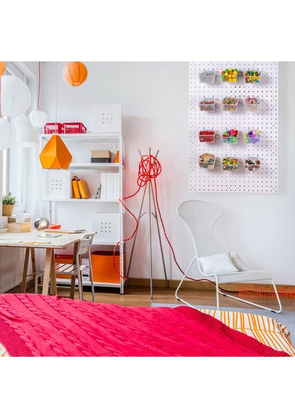 Paket Pegboard Şeffaf Kutular, Pegboard Kovaları Kancalar, Dıy Pegboard Aksesuarları, Tezgah Küçük Kutular Fit 1/4 -1/8 Peg Board (Yurt Dışından) indirimleri