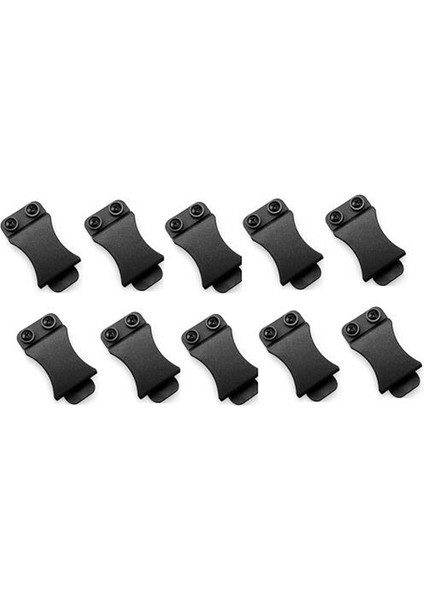 10 Adet/grup Hızlı Klipler 1.5 Inç Kemerler Için Kydex Kemer Klipsi Döngü Vidalı Uygulamalara Uyar Aracı Parçası (Yurt Dışından)