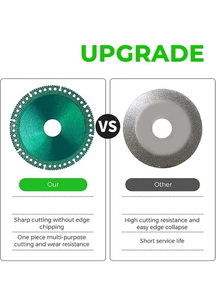 8pack Indestructıble Dısc 2.0 -Destructible Disc 2.0 Kesme Diski, Açılı Taşlama Diski (Yurt Dışından) indirimleri