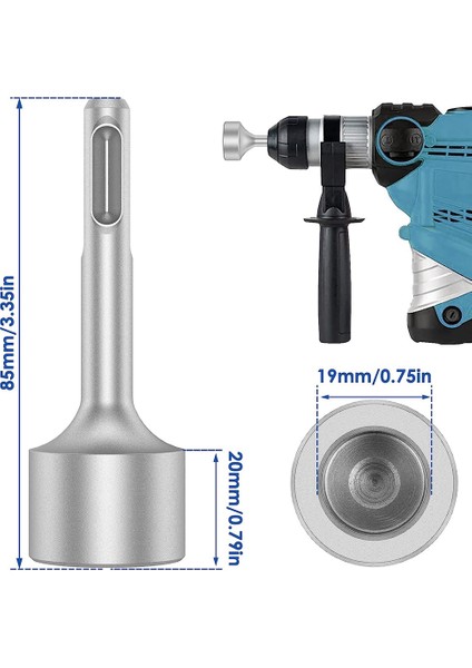 Sds-Plus T Topraklama Çubuk Sürücüsü, Matkap Ucu Sürücüsü Darbeli Matkap Topraklama Çubukları Için Dayanıklı Darbeli Matkap Çubuk Dönüştürücü E (Yurt Dışından) fiyatları