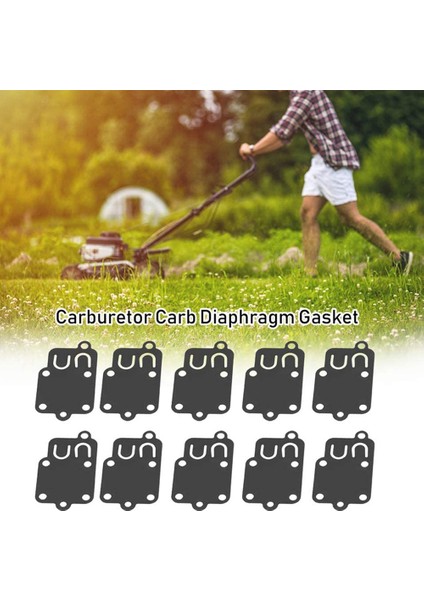 Briggs & Stratton 270026 272538 272538S Için 10 Adet Karbüratör Carb Diyafram Contası, Mükemmel Yedek (Yurt Dışından) fırsatları