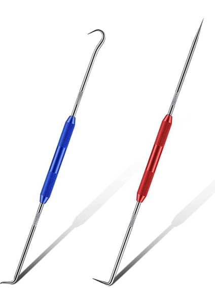 Çift Sivri Çizici, 2 Adet Metal Çizici Alet Kancası ve Makinistler, Teknisyenler Için 45 Derece 90 Derece Uç Markalama Aleti (Yurt Dışından) fiyatları