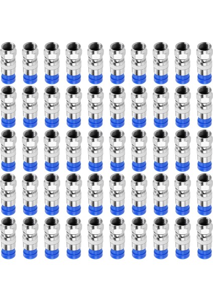 50 Adet Rg6 Sıkıştırma Konnektörleri Koaksiyel Kablo Su Geçirmez Bağlantı F Sıkıştırma Konnektörü Rg6 Koaksiyel Sıkıştırma Aracı (Yurt Dışından) modelleri