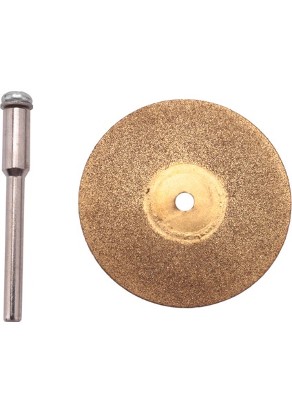 10 Adet Elmas Kesme Tekerleği Kesme Diskleri Kaplamalı Döner Aletler Titanyum Kaplama Elmas Tekerlek/mandrel 35MM (Yurt Dışından)
