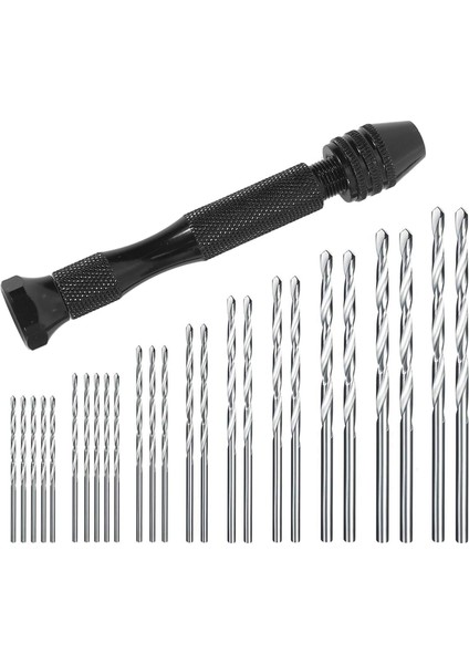 El Matkap Seti Hassas Pim Mengene, 25 Parçalı Mini Büküm Matkap Uçları Model, Kendin Yap, Takı Yapımı, Çok Amaçlı Döner Alet Metal, Ahşap, Plastik Vb. Için Delme Aracı (Yurt Dışından)