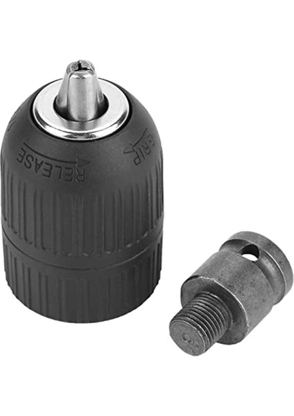 Matkap Mandreni - 2-13 mm Anahtarsız Matkap Mandreni 1/2 INÇ-20UNF, Darbeli Anahtar Dönüşümü Için 1/2 Inç Mandren Adaptörü ile (Yurt Dışından)