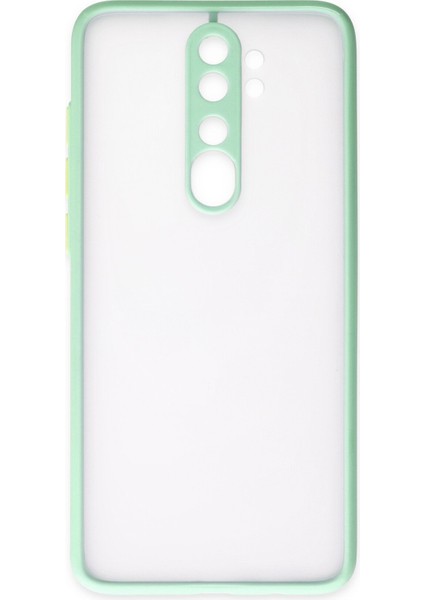 Xiaomi Redmi Note 8 Pro Kılıf Montreal Silikon Kapak - Turkuaz 300099