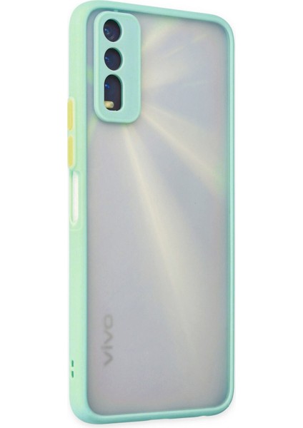 Vivo Y20 Kılıf Montreal Silikon Kapak - Turkuaz 300099