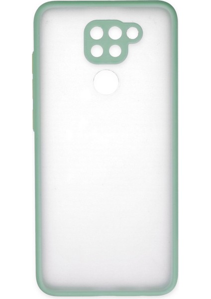 Xiaomi Redmi Note 9 Kılıf Montreal Silikon Kapak - Turkuaz 300099