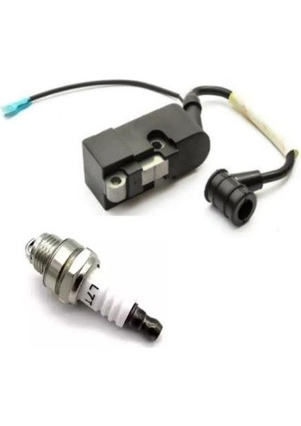 Motorlu Testere 4500-5200 Ateşleme Bobini ve Buji Set (Çin Modeller)