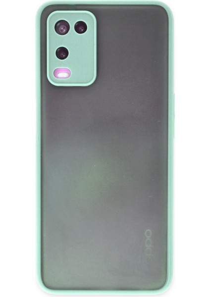 Oppo A54 4g Kılıf Montreal Silikon Kapak - Turkuaz 300099