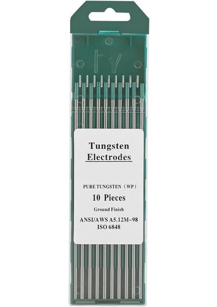 Galaksi Kaynak W Yeşil Saf Tungsten Elektrod 175 x 2 mm