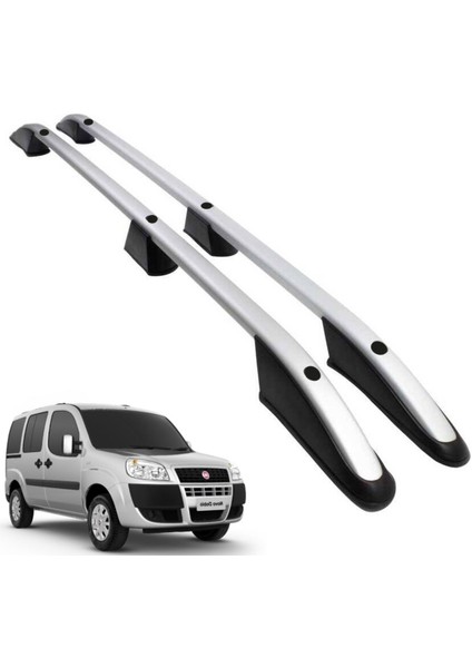 Fiat Doblo 1 Port Bagaj Lüx Gri Model Bağlantı Aparatlı 2001-2009 Arası Kısa Kasalar Uyumlu Kaliteli