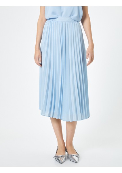 Pileli Mini Etek Normal Bel modelleri