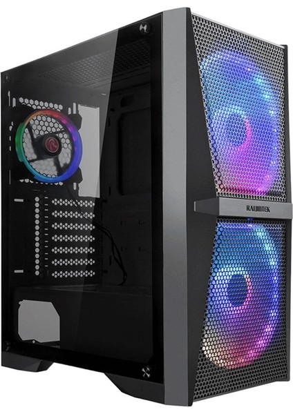 Silenos Ms Pro 2X20CM Argb Fanlı, Tempered Glass Yan ve Mesh Ön Panel, Type-C Atx Bilgisayar Kasası (RJ-0R20B00205) indirimleri