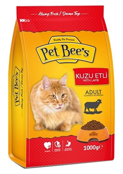 Yetişkin Kedi Kuru Mama Kuzu Etli 1000 G