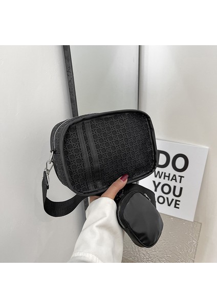 Üst Düzey Niş Tasarım Kadın Eşkenar Dörtgen Tek Omuz Crossbody Yastık Çanta (Yurt Dışından) fırsatları