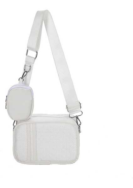 Üst Düzey Niş Tasarım Kadın Eşkenar Dörtgen Tek Omuz Crossbody Yastık Çanta (Yurt Dışından)