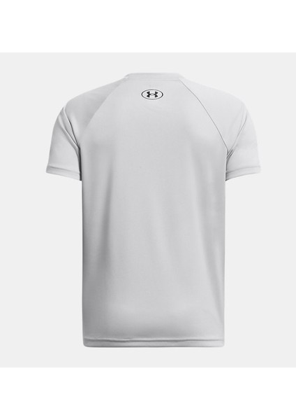 Erkek Çocuk UA Tech Split Wordmark Kısa Kollu 1383010-011