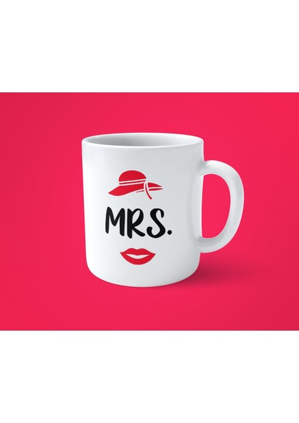 Mr & Mrs 2'li Sevgililere Eşlere Özel Baskılı Kupa Bardak fiyatları